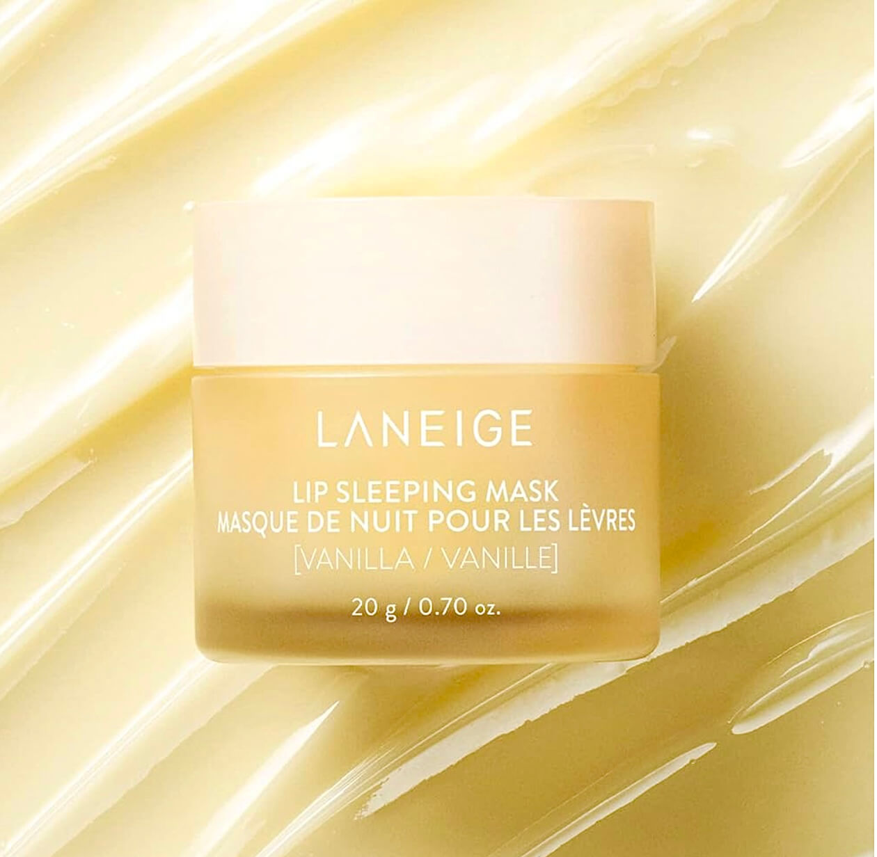 LANEIGE Vanilla Lip Sleeping Mask – Overnight Lip Treatment for Soft, Hydrated Lips