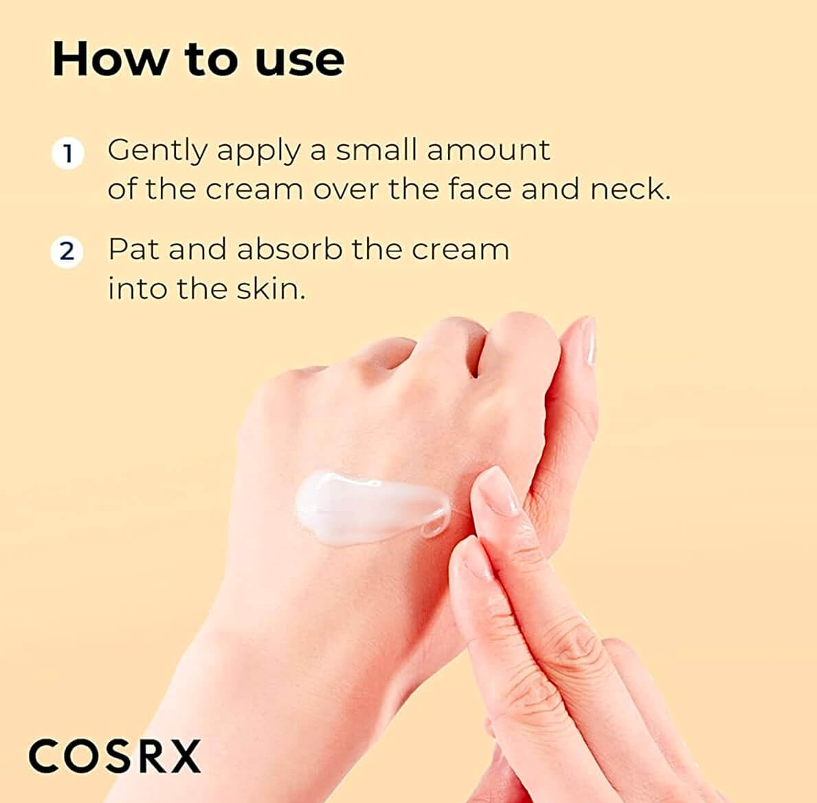 Close-up of COSRX Snail Mucin cream showing lightweight gel texture
